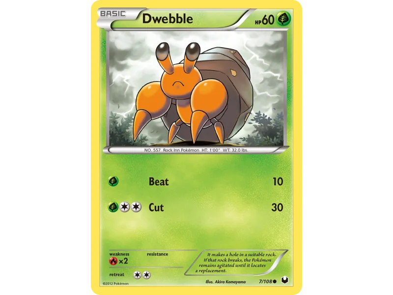 Dwebble (Reverse Holo)