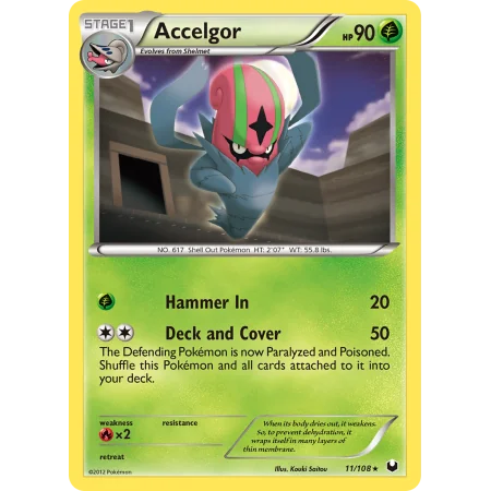 Accelgor (Reverse Holo)