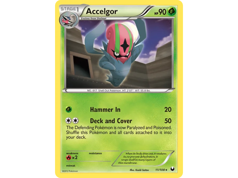 Accelgor (Reverse Holo)