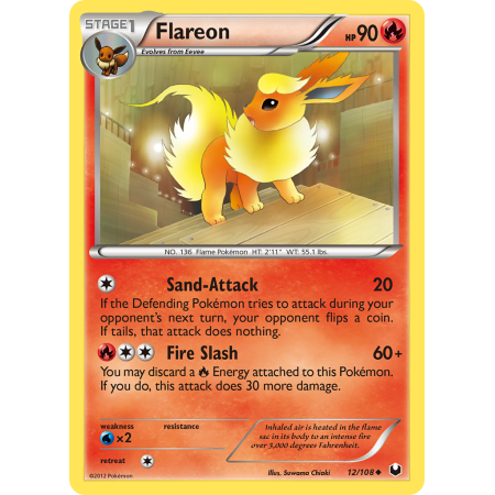 Flareon (Reverse Holo)