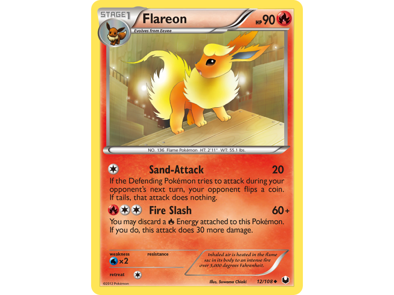 Flareon (Reverse Holo)
