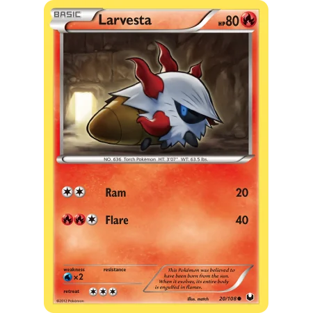 Larvesta (Reverse Holo)