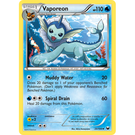 Vaporeon (Reverse Holo)