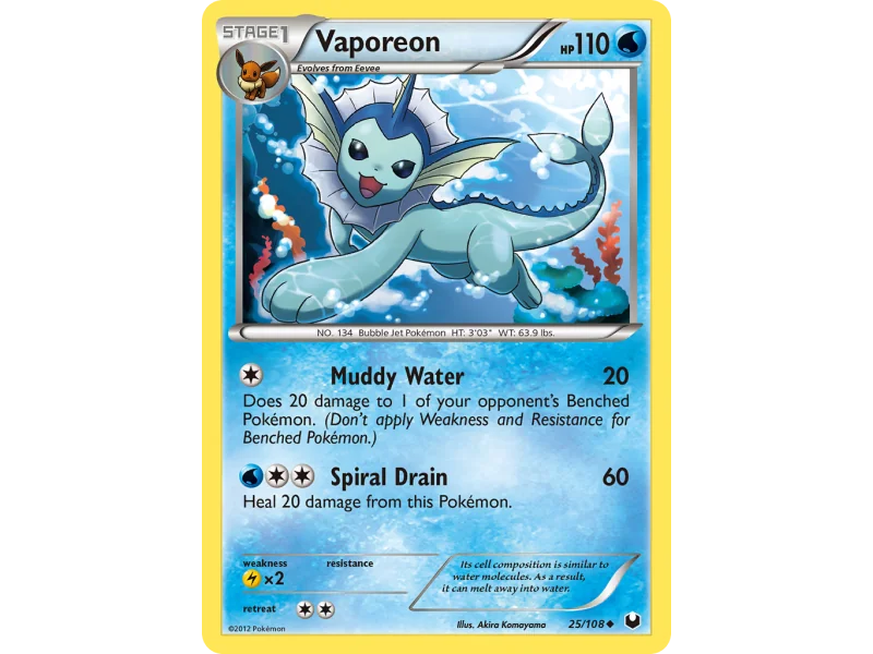 Vaporeon (Reverse Holo)
