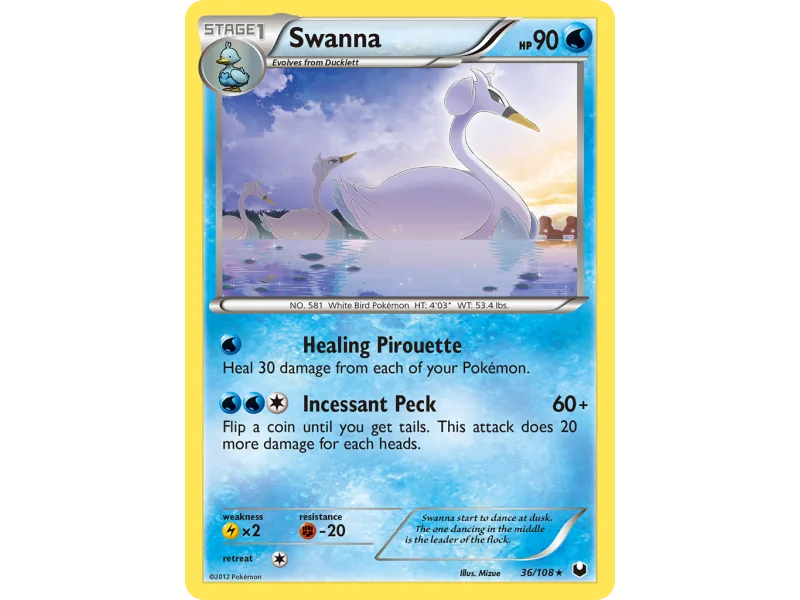 Swanna (Reverse Holo)