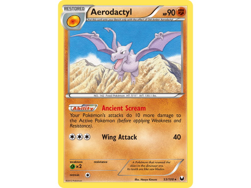 Aerodactyl (Reverse Holo)