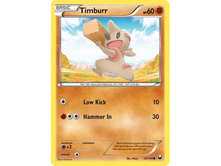 Timburr (Reverse Holo)