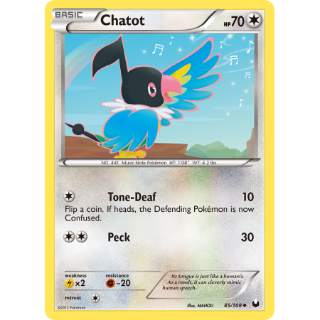 Chatot (Reverse Holo)