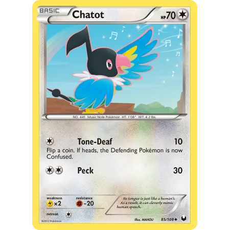 Chatot (Reverse Holo)