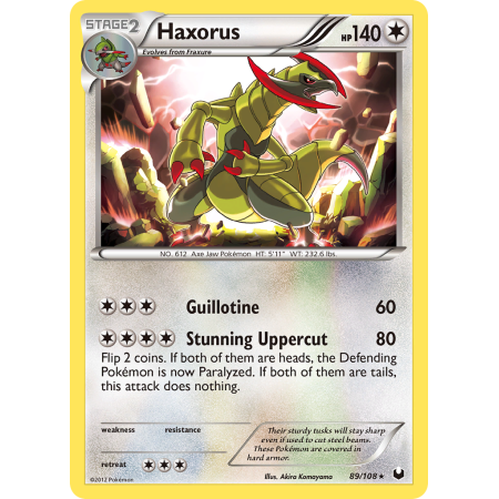 Haxorus (Reverse Holo)