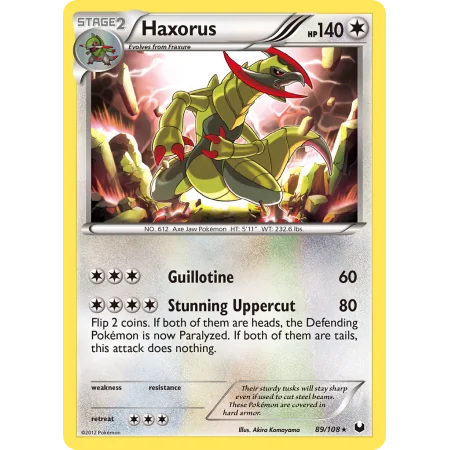 Haxorus (Reverse Holo)