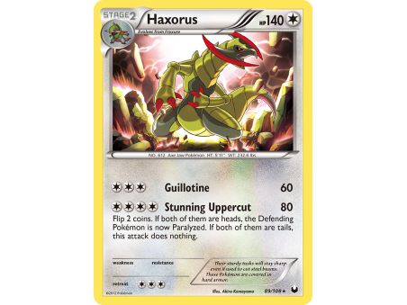 Haxorus (Reverse Holo)