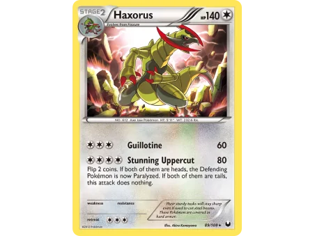 Haxorus (Reverse Holo)