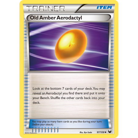 Old Amber Aerodactyl (Reverse Holo)