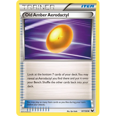 Old Amber Aerodactyl (Reverse Holo)