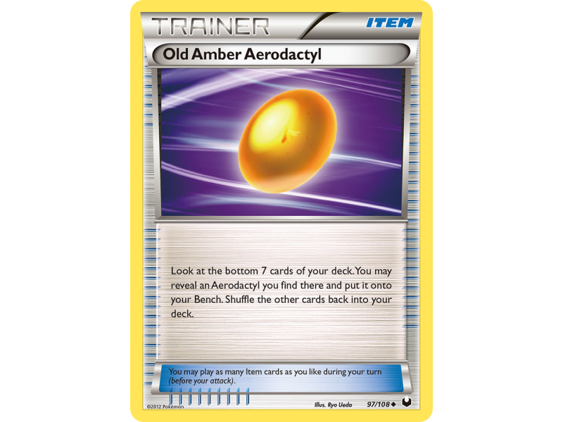 Old Amber Aerodactyl (Reverse Holo)