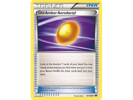 Old Amber Aerodactyl (Reverse Holo)