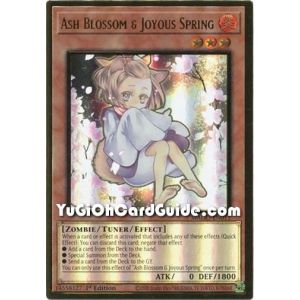 Ash Blossom & Joyous Spring - Alternate Art  (Premium Gold Rare)