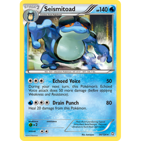 Seismitoad (Reverse Holo)
