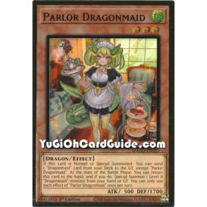Parlor Dragonmaid (Premium Gold Rare)