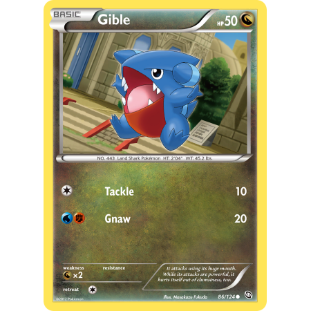 Gible (Reverse Holo)