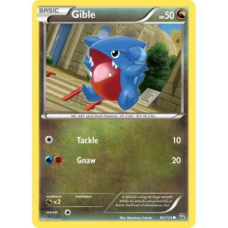 Gible (Reverse Holo)