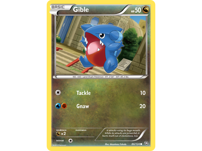 Gible (Reverse Holo)