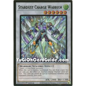 Stardust Charge Warrior (Premium Gold Rare)
