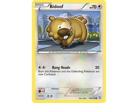 Bidoof (Reverse Holo)