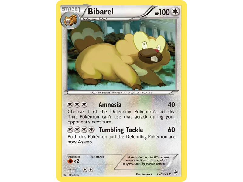 Bibarel (Reverse Holo)