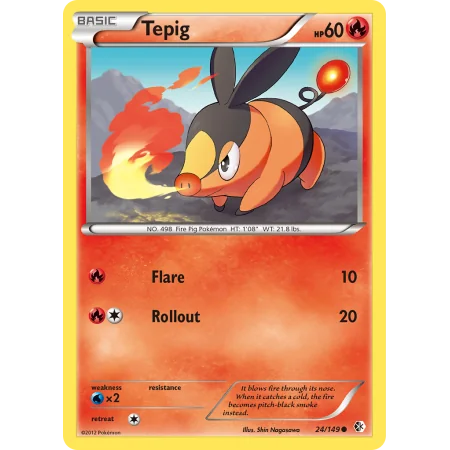 Tepig (Reverse Holo)