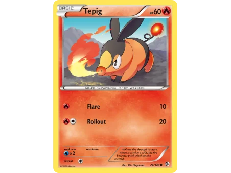 Tepig (Reverse Holo)