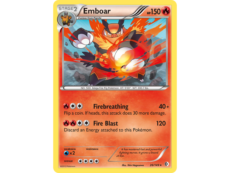 Emboar (Reverse Holo)