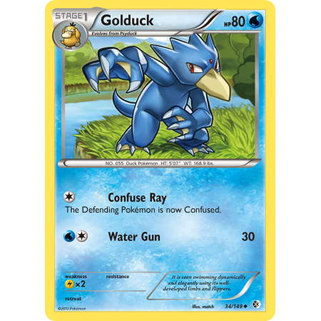 Golduck (Reverse Holo)