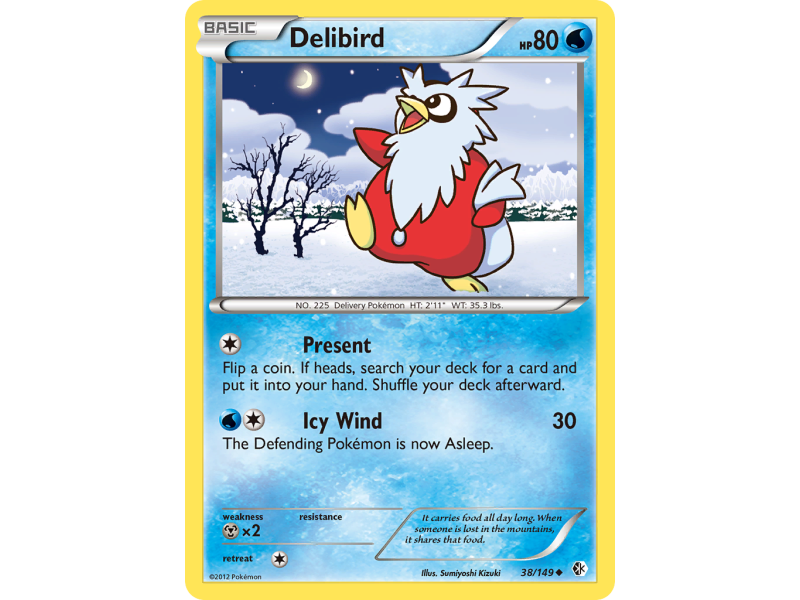 Delibird (Reverse Holo)