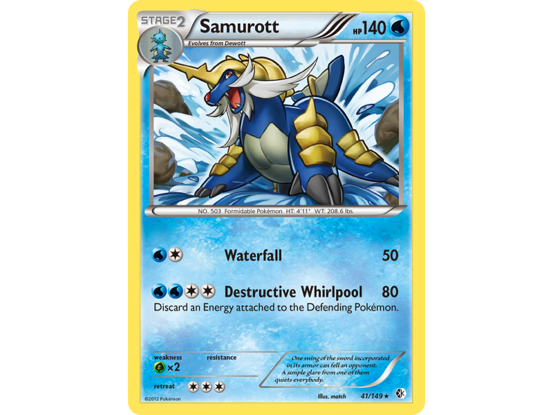 Samurott (Reverse Holo)