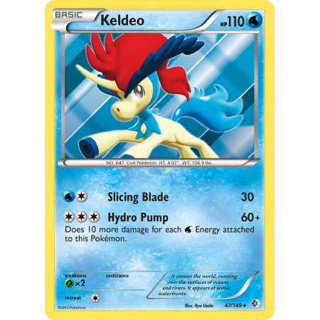 Keldeo (Reverse Holo)