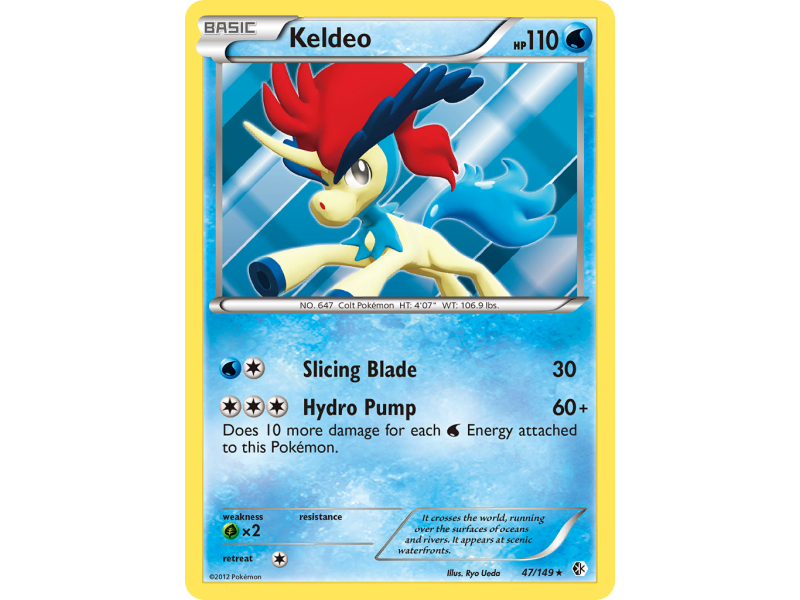 Keldeo (Reverse Holo)
