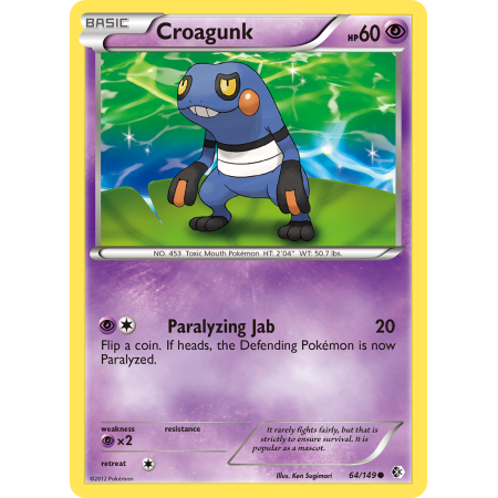 Croagunk (Reverse Holo)