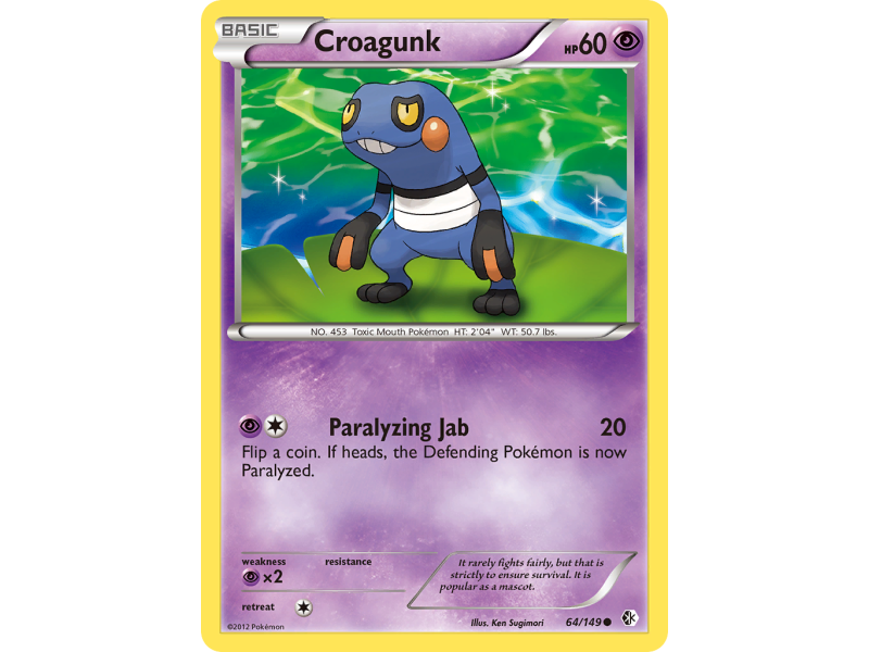 Croagunk (Reverse Holo)