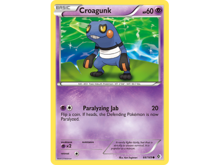 Croagunk (Reverse Holo)
