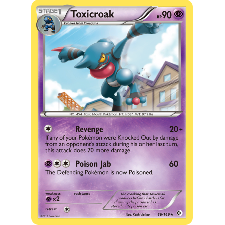 Toxicroak (Reverse Holo)