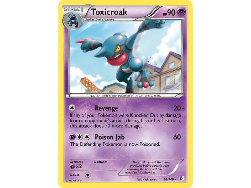 Toxicroak (Reverse Holo)