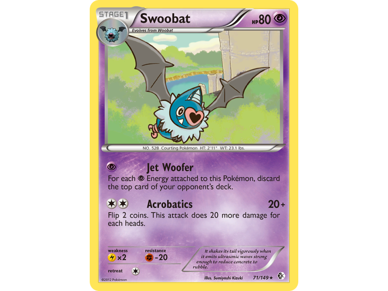 Swoobat (Reverse Holo)
