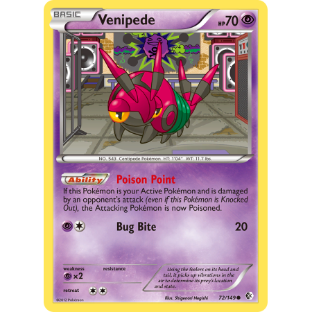 Venipede (Reverse Holo)