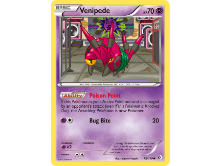 Venipede (Reverse Holo)