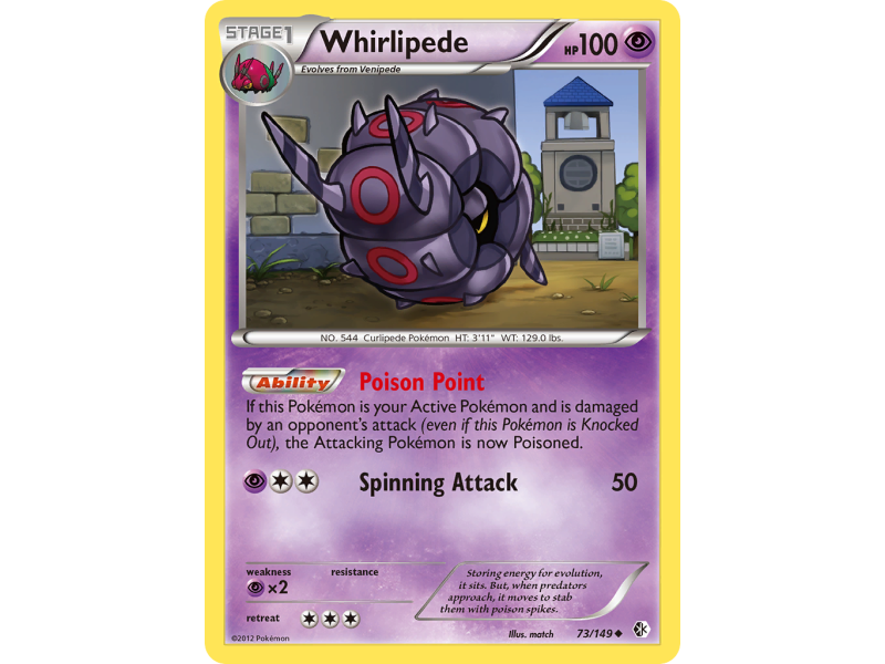 Whirlipede (Reverse Holo)