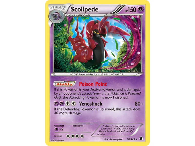 Scolipede (Reverse Holo)