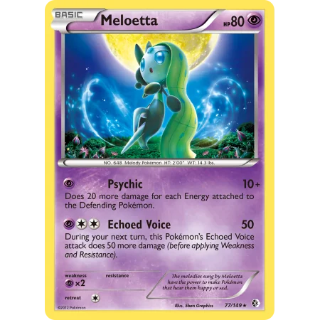 Meloetta (Reverse Holo)