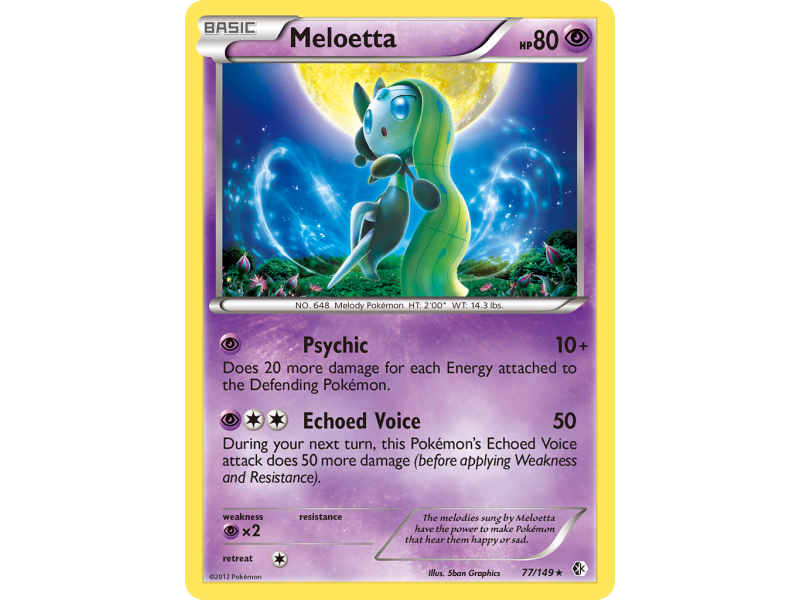 Meloetta (Reverse Holo)
